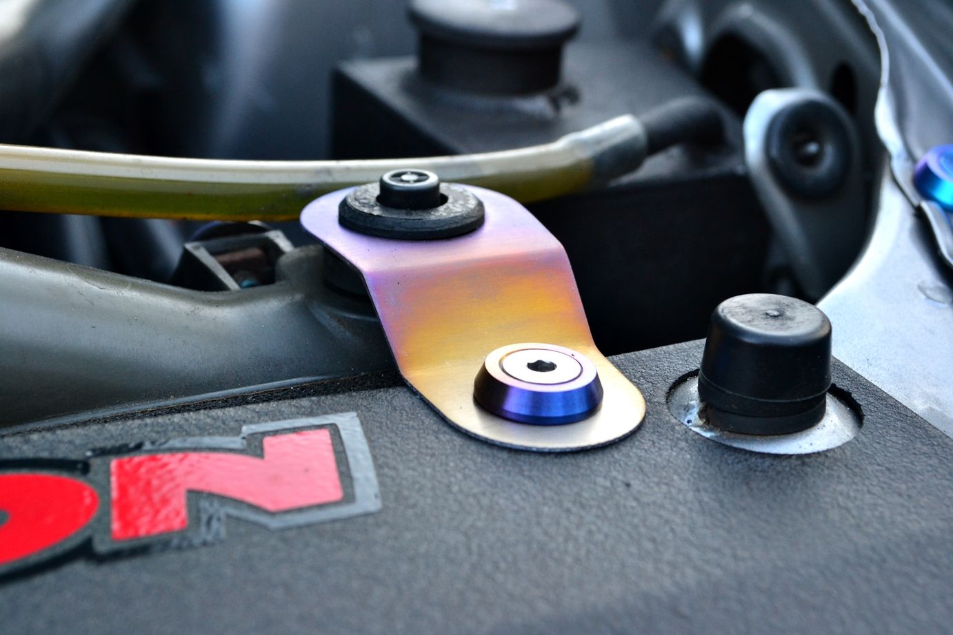 S2000 Burnt Titanium radiator stays! S2KI Honda S2000 Forums